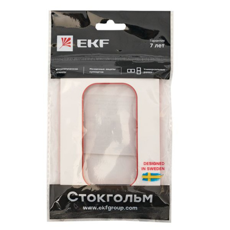 фото Рамка для двойной розетки  EKF EYM-G-304-20 в Челябинске