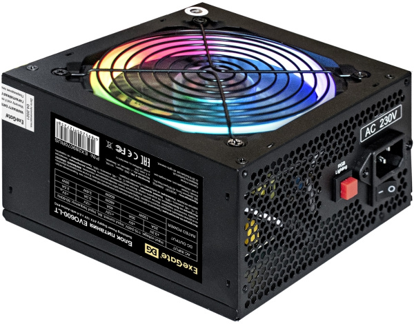 фото Блок питания ATX Exegate EVO600-LT в Перми