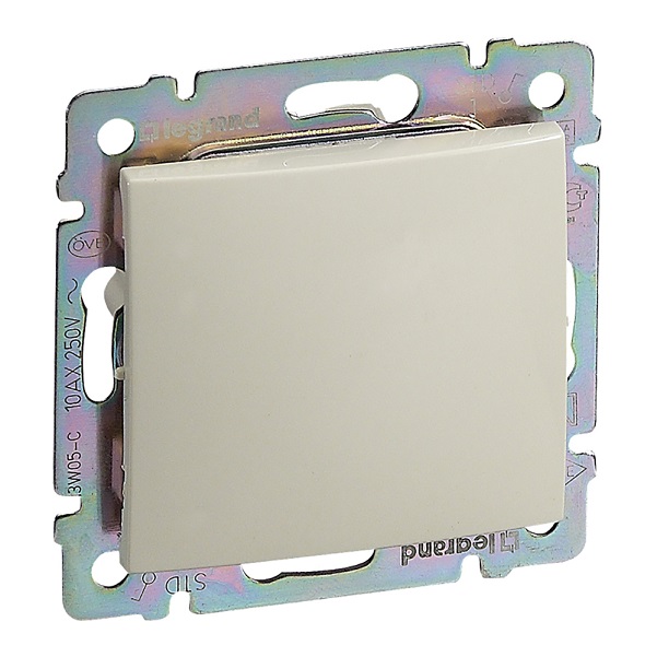 

Переключатель Legrand 774106 Valena одноклавишный, на два направления, 10A, IP44 (слоновая кость), 774106