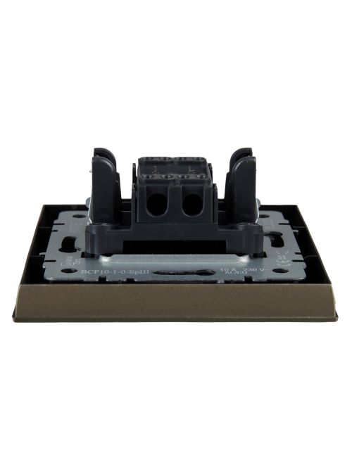 

Выключатель одноклавишный в сборе IEK BR-V10-0-10-K37-F BRITE 10А ВСР10-1-0-БрШ Шампань, BR-V10-0-10-K37-F