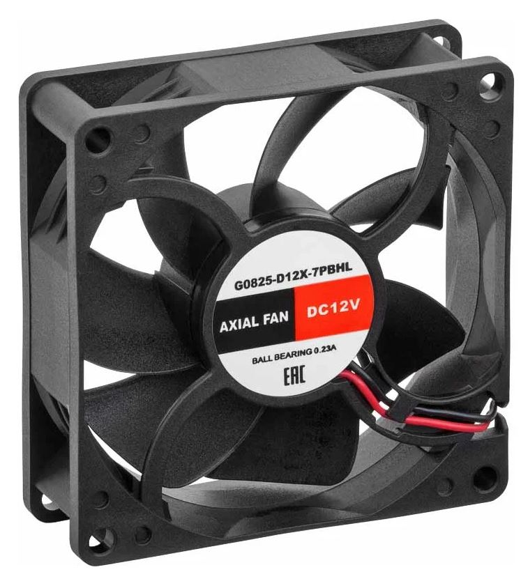 

Вентилятор SILART G0825-D24X-7PBHL осевой, 80 х 80 х 25, 24 VDC, подшипник качения, G0825-D24X-7PBHL
