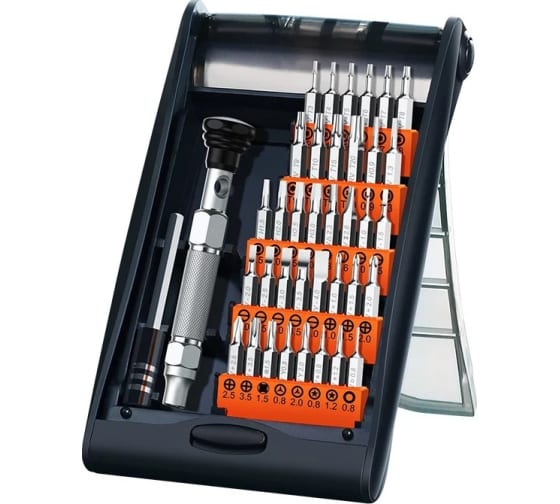 

Набор отверток UGREEN 80459 для электроники, 38-in-1, aluminum alloy screwdriver set, черный, 80459
