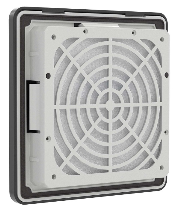 

Вентиляционная решетка DKC R5RF12B с фильтром RF 150x150 мм, IP54, RAL9005, "RAM Klima", R5RF12B