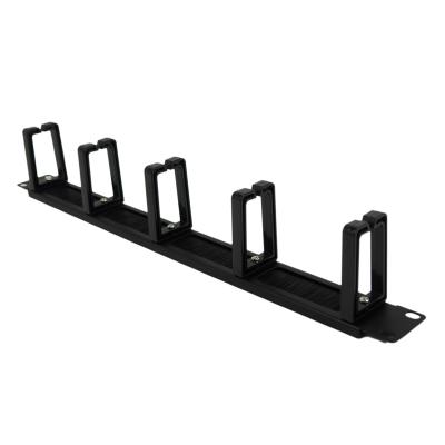 

Кабельный организатор BNH B800.2-1U-5BP 19", 1U, горизонтальный, с щеточным вводом для кабеля, для шкафов, цвет: чёрный, (5 пластиковых колец), B800.2-1U-5BP