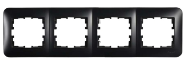 Изображение товара Рамка для розетки Lezard 708-4200-149 горизонтальная 4 поста