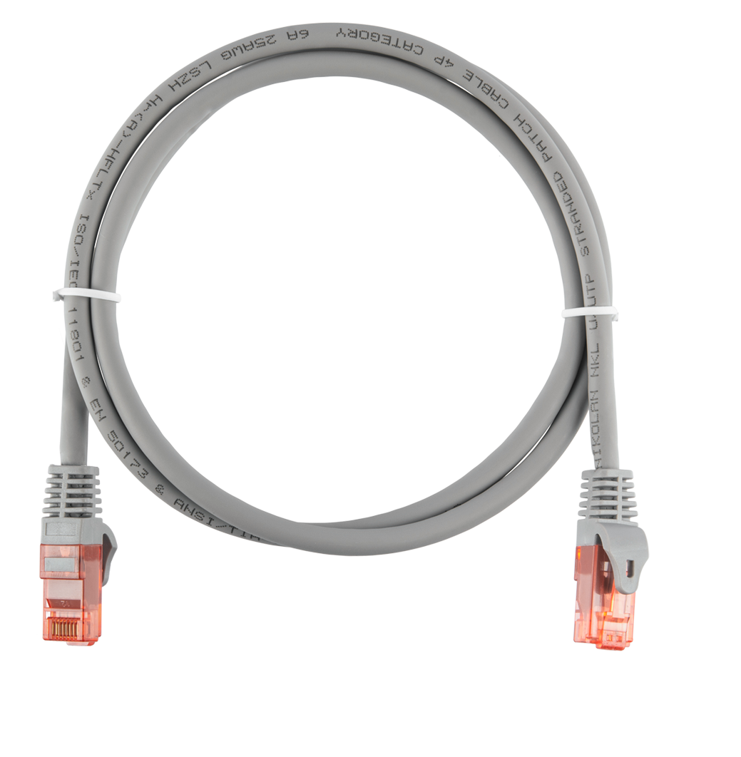 

Кабель патч-корд U/UTP 6a кат. 3м NIKOMAX NMC-PC4UA55B-ES-030-C-GY Essential Line, 2хRJ45/8P8C, T568B, Molded, BC (чистая медь), 24AWG (7x0,175мм), LS, NMC-PC4UA55B-ES-030-C-GY