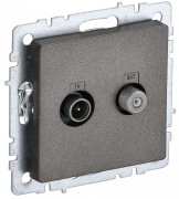 фото Розетка телевизионная IEK BR-AF20-O-K45