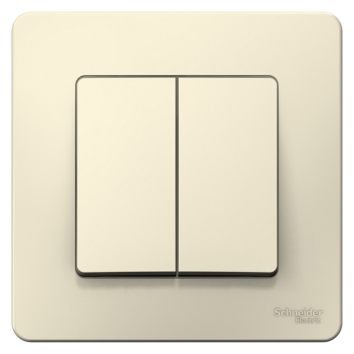 

Переключатель Schneider Electric BLNVS106602 2-клавишный, 10А, 250B Молочный внутр, BLNVS106602