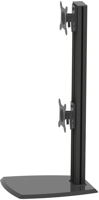 

Кронштейн настольный 2MVESA Titanium 121 TTN-0121-B для 2х мониторов, вертикально, струбцина+винт, черный, Titanium 121