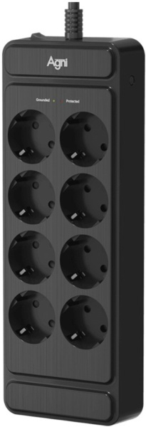 фото Сетевой фильтр AGNI TP-FS8E-2m-black в Санкт-Петербургe