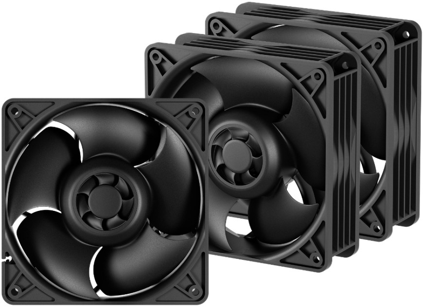 

Вентилятор для корпуса ARCTIC S12038-4K ACFAN00303A 120mm, 600-4000rpm, 106CFM, 4-pin PWM (3-pack), S12038-4K