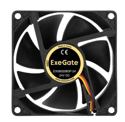фото Вентилятор для корпуса Exegate EX08020B3P-24 в Перми