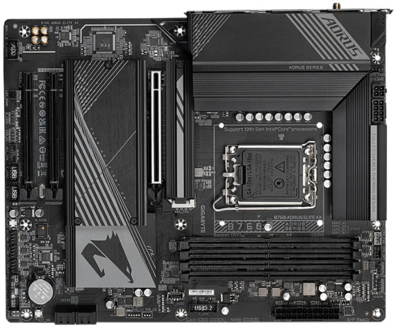 фото Материнская плата ATX GIGABYTE B760 AORUS ELITE AX