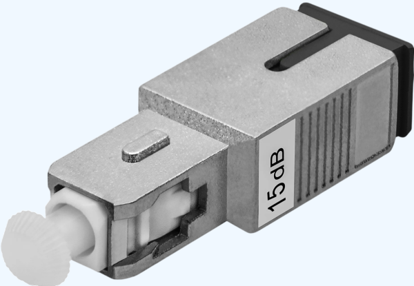 Изображение товара Оптический аттенюатор SNR-ATT-MF-SC-15dB для оптоволоконных сетей