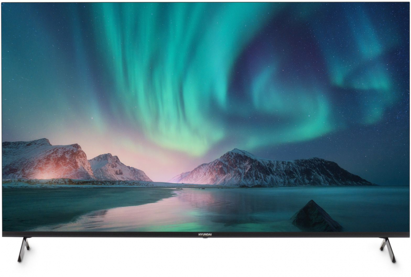 

Телевизор Hyundai H-LED65BU7006 LED 65" Android TV Frameless Metal черный/серебристый 4K Ultra HD 60Hz DVB-T DVB-T2 DVB-C DVB-S DVB-S2 USB WiFi Smart, H-LED65BU7006