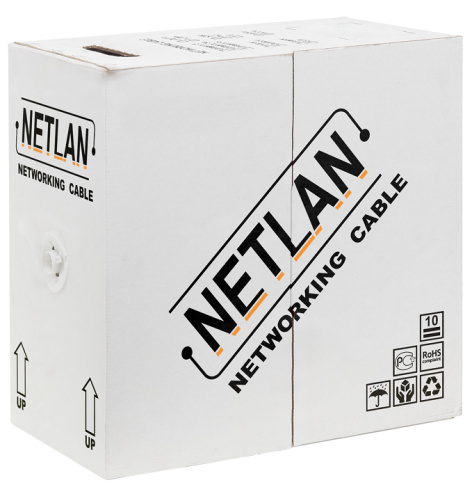 фото Кабель витая пара U/UTP 6 кат. 4 пары Netlan EC-UU004-6-PE-BK в Уфе