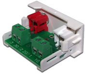 фото Розетка Lanmaster LAN-WA-LP-2RCA-WH