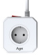 фото Сетевой фильтр  AGNI TP-VE4U5E-C-3m-white в Воронеже