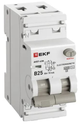 фото Автомат дифференциальный EKF D63N26M25B10 в Челябинске