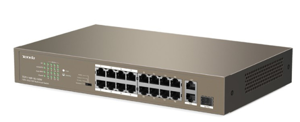 фото Коммутатор неуправляемый Tenda TEF1118P-16-150W в Красноярске