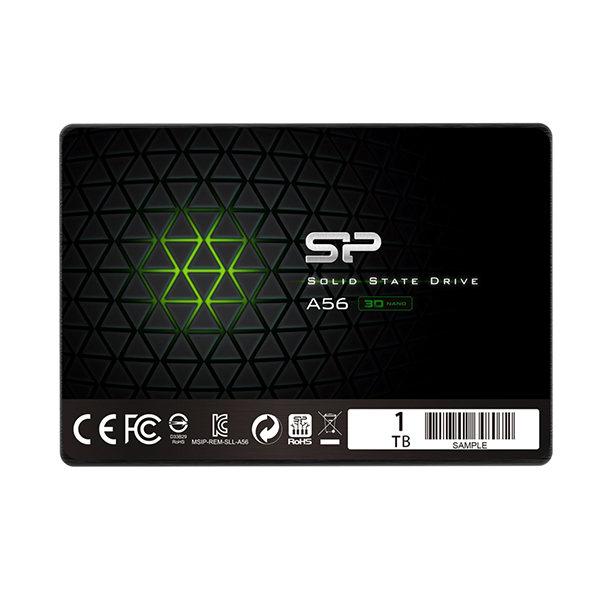 

Накопитель SSD 2.5'' Silicon Power SP001TBSS3A56A25 Ace A56 1TB 3D NAND TLC 560/530MBs 7mm черный, SP001TBSS3A56A25