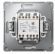 фото Выключатель двухклавишный  Systeme Electric GAL000319S в Санкт-Петербургe