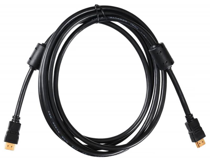 

Кабель интерфейсный Buro HDMI-19M/19M-3M-MG HDMI (m) - HDMI (m), ver 1.4, 3м, ф/фильтр, черный, HDMI-19M/19M-3M-MG