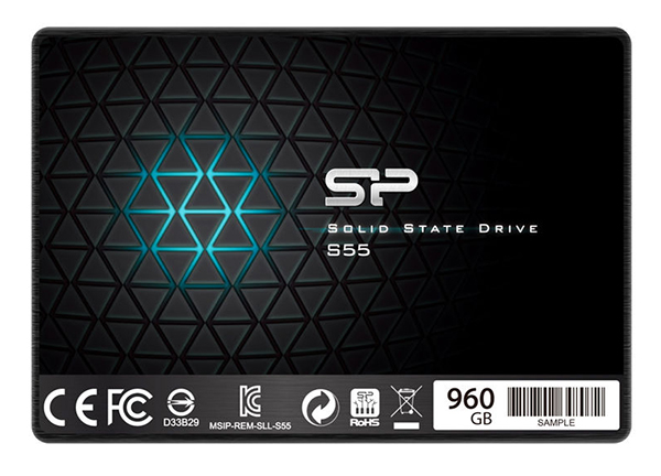 

Накопитель SSD 2.5'' Silicon Power SP960GBSS3S55S25 Slim S55 960GB SATA3 550/440MB/s MTBF 1.5M 7mm, SP960GBSS3S55S25