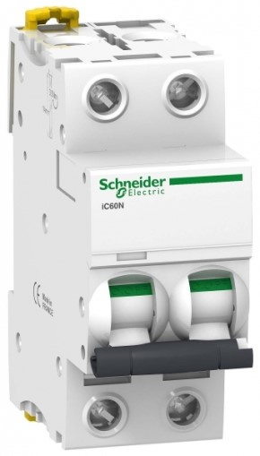 Изображение товара Автоматический выключатель Schneider Electric A9F75204 2 полюса, 4А, IP20, серия Acti9