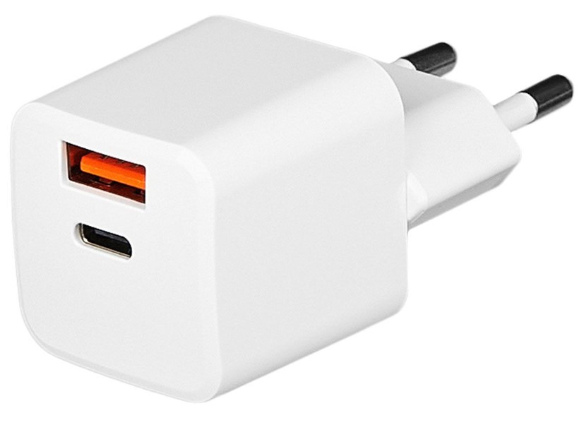 

Зарядное устройство сетевое TFN TFN-WCRPD11 USB Type-C/USB Type-А, PD, 20W, white, TFN-WCRPD11