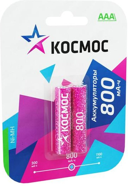Изображение товара Аккумулятор Космос KOCR03NIMH(800MAH)