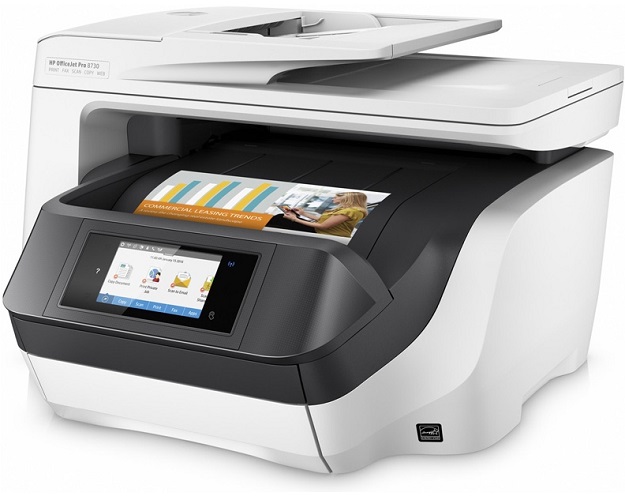 

МФУ HP Officejet 8730 D9L20A A4, 24/20 стр/мин, дуплекс, ADF, USB, LAN, WiFi, Officejet 8730