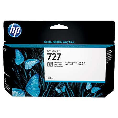 

Картридж HP B3P23A №727 с чернилами фотографического черного цвета для принтеров Designjet T920/T1500, 130 мл, B3P23A