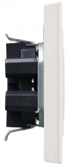 фото Розетка двухместная без заземления в сборе IEK BR-R23-10-K36-F в Казани