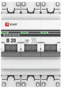фото Автоматический выключатель EKF mcb4763-3-20B-pro