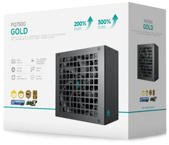 фото Блок питания ATX Deepcool GAMERSTORM PQ750G в Уфе