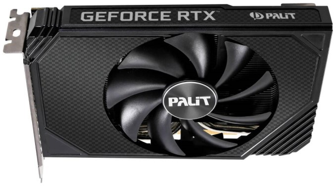 

Видеокарта PCI-E Palit GeForce RTX 3050 StormX (NE63050018P1-1070F) 8GB GDDR6 128bit 8nm 1552/14000MHz DVI/HDMI/DP, GeForce RTX 3050 StormX (NE63050018P1-1070F)