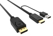 фото Кабель интерфейсный Buro HDMI-DP-2M