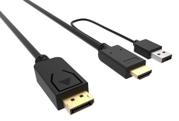 фото Кабель интерфейсный DisplayPort-HDMI Buro HDMI-DP-2M в Екатеринбурге