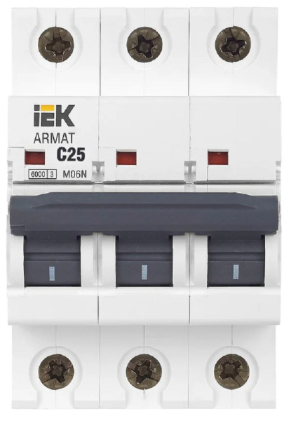 фото Автоматический выключатель IEK AR-M06N-3-C025 в Самаре