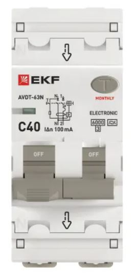 фото Автомат дифференциальный EKF D63N26EA40C100