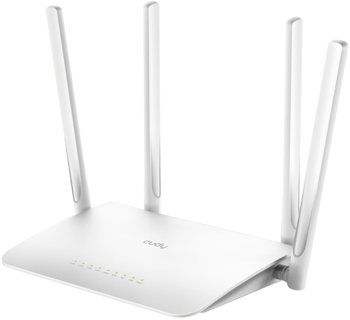 

Роутер Cudy WR1300 AC1200 Gigabit Dual Band Wi-Fi Mesh, Chipset MediaTek, 5 × 10/100/1000Mbps RJ45 Ports, 4 x 5dBi fixed antennas, WiFi/AP/ Repeater/W, WR1300