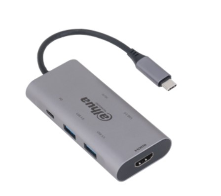 

Док-станция Dahua DH-TC37 7 in 1 USB 3.1 Type-C to USB 3.0 + HDMI + SD/TF + PD, DH-TC37