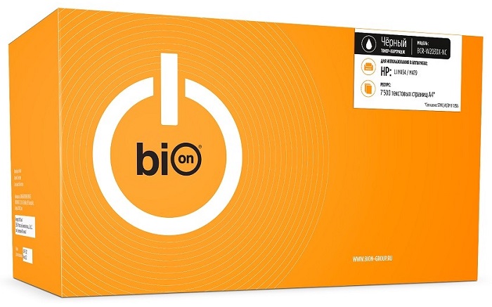 

Картридж BION BCR-W2030X-NC W2030X для HP LaserJet Pro M454/MFP M479 (7500 стр.), Черный, без чипа, BCR-W2030X-NC