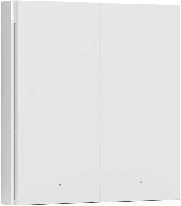 

Выключатель Aqara WIRELESS REMOTE SWITCH H1 WRS-R02 беспроводной, 2клавиши/протокол связи Zigbee/CR2450/белый, WIRELESS REMOTE SWITCH H1