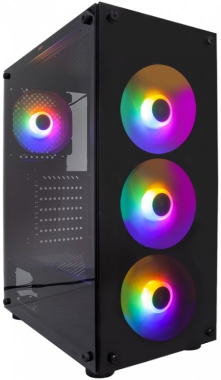 

Корпус ATX 1STPLAYER FIRE DANCING V3-B черный, без БП, боковая и лицевая панель закаленное стекло, USB 3.0, 2*USB 2.0, audio, FIRE DANCING V3-B