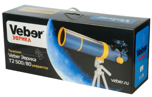 фото Телескоп  Veber Эврика T2 500/80