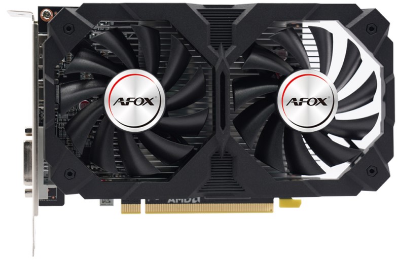 

Видеокарта PCI-E Afox Radeon RX 550 (AFRX550-8192D5H2-V2) 8GB GDDR5 128bit 1183/6000MHz HDMI DP DVI, Radeon RX 550 (AFRX550-8192D5H2-V2)