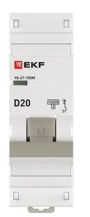 фото Автоматический выключатель  EKF mcb47100m-1-20D-pro в Перми