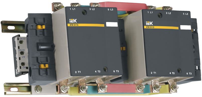 

Контактор IEK KKT53-330-400-10 КТИ-53303 реверс 330А 400В/АС3, KKT53-330-400-10